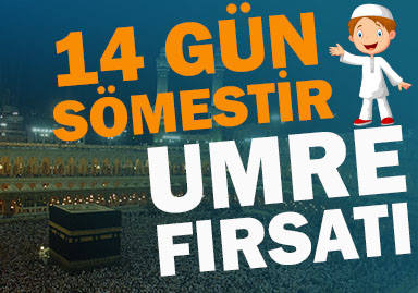 14 Günlük Sömestire Umre Turu - 14 Günlük Umre Turları Diyanet Onaylı